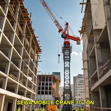 Sewa Mobile Crane 10 Ton untuk Proyek Konstruksi Anda